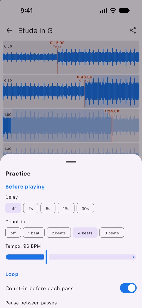 Practice options